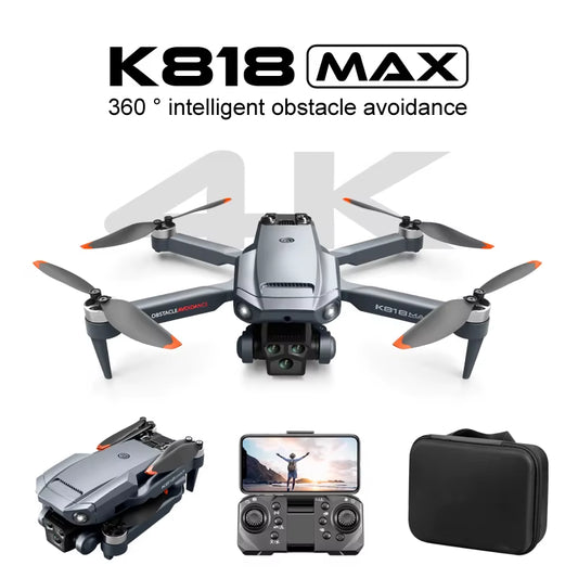 Xiaomi K818 MAX Four-Way Obstacle Avoidance Folding Optical Flow Electronically Controlled Dual Camera HD Photography Quadcopter