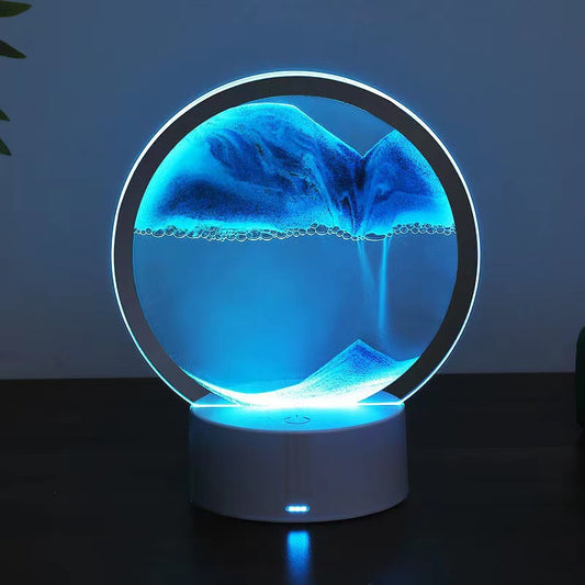 Creative 3D Quicksand Table Lamp Bedside